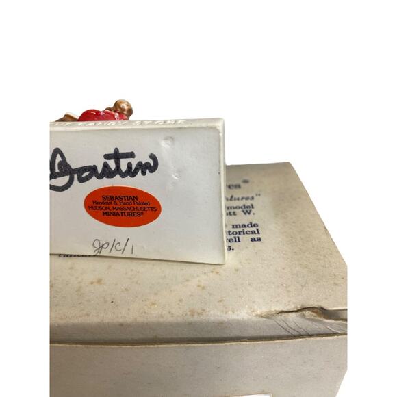 Sebastian Miniatures In the Candy Store Signed Figurine Vintage 6221 - Picture 8 of 8